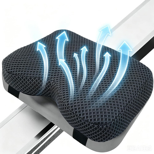 Mesh rowing machine cushion - mesh,